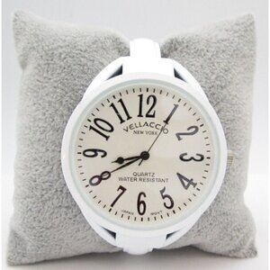 Women Vellaccio New York Quartz WR Analog 45mm Causal Round Bangle Watch (G190)